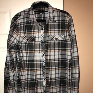 O’Neill Superfleece Button Up Shirt Size XL